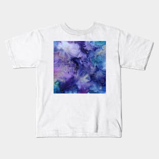 Purple Watercolor design Kids T-Shirt